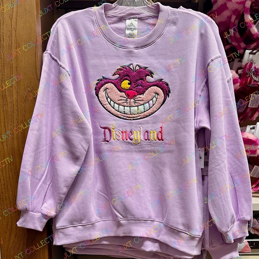 Disney Parks Disneyland Cheshire Cat Pullover Sweatshirt